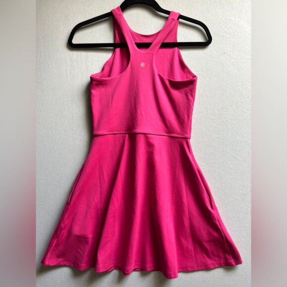Athleta Conscious Pink Sporty Mini Dress Sz S - Picture 3 of 8